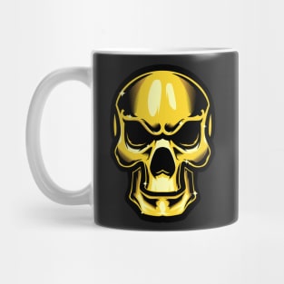 Golden Skull Mug